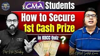 Chance to Win ₹2 Lakh!  | CMA Students Quiz Competition by CA/CMA Santosh Kumar