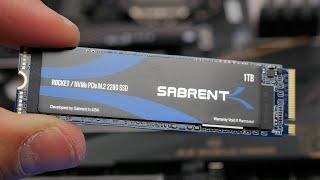 How to install Sabrent Rocket NVMe SSD