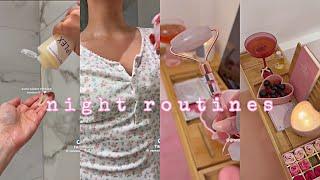 aesthetic night routines tiktok compilation to relax you