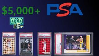 HUGE FIRST PSA REVEAL | 56 CARDS, $5,000 IN CARDS!