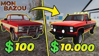 RESTORING $100 OLD TRUCK from JUNKYARD! | Mon Bazou #7