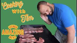 The Best Stew Meat Recipe EVER!  Cooking With Tim Episode 2.