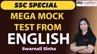  English Class for SSC Exams | Mega Mock Test | Swarnali Sinha | RICE Education