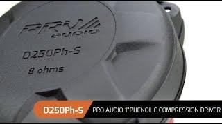 PRV Audio Brazil / D250Ph-S - 1" Pro Audio Phenolic Compression Driver