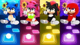 Baby Sonic - Baby Amy Rose - Baby Shadow - Baby Knuckles - Tiles Hop EDM Rush