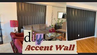 DIY Accent Wall | Easy DIY Modern Accent Wall for Beginners | Take Two Vlogs 