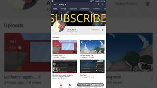 Please subscribe to my friend Alakay A