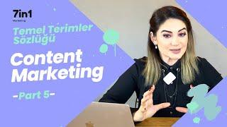 İçerik Pazarlaması (CONTENT MARKETING) Temel Terimler Sözlüğü Part 5