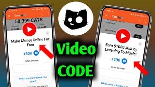 Earn $1000 Just by Listening To Music! & Make Money Online For Free Cats YouTube Video Code 