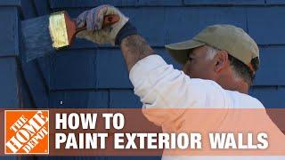 How to Paint Exterior Walls | The Home Depot