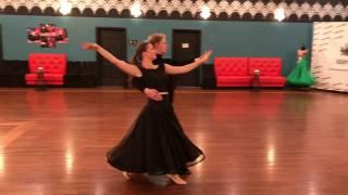 Tango American Smooth, Bronze Demo Routine. Dance instructors: Jānis and Alexandra