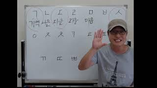 金老師的韓國語                           6.學習韓文  发音（子音的名字）