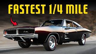 10 FASTEST 1960s Muscle Cars Over The Quarter Mile!