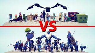 MINECRAFT Team vs SECRET Team - Totally Accurate Battle Simulator TABS