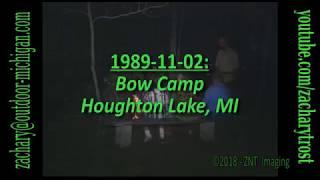 Bow Camp Set Up Houghton Lake, MI - Fred Trost's Michigan Outdoors