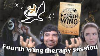 fourth wing therapy session  full fantasy book review and discussion