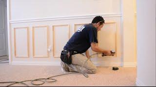 How to Install Chair Rail and Picture Frame Moulding