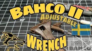 #049 -   Bahco II 8" Adjustable Spanner/Wrench  Volvo Tool Kit  Made in Sweden