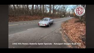 1962 Alfa Romeo Giulietta Sprint Speciale - Autosport Designs Road Test