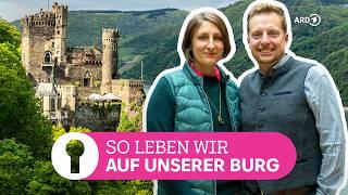 Unglaubliches Zuhause: Junge Familie wohnt auf einer Burg hoch über dem Rhein | ARD Room Tour