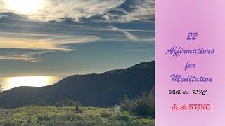 Just S'UNO 22 Affirmations for Meditation