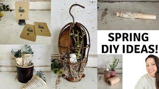 Quick and Easy Spring DIY Ideas | Create Unique Home Decor with Me! | Spring 2025 DIY Decor