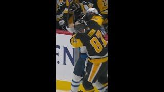 Sidney Crosby And Kyle Connor Drop The Gloves 