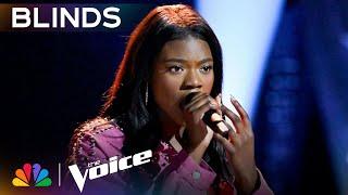 Sixteen-Year-Old Mikaela Ayira Raises the Bar Performing "Human" | The Voice Blind Auditions | NBC