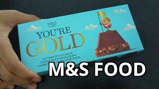 We Tried M&S YOU'RE GOLD Chocolate Bar | Marks And Spencers - Marks Choc Confectionery Collection