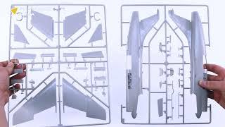 Распаковка сборной модели Самолет A-7E Сorsair II от производителя Hobby Boss.