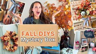 Cozy FALL Decor & DIY Ideas! Mystery Box Challenge