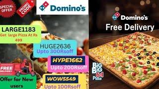 Domino's pizza  coupon code |Domino's promo code 2025| Domino's pizza offer today | big 6in  pizza