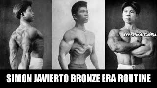 BEST VACUUM EVER? THE TRAINING & ABS ROUTINE OF SIMON JAVIERTO, BRONZE ERA BODYBUILDER!