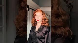 Old Hollywood hair tutorial… Rita Hayworth inspired!!! #hairstyles #hairstyle #hairtutorial