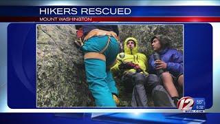 Local hikers rescued from Mount Washington ravine