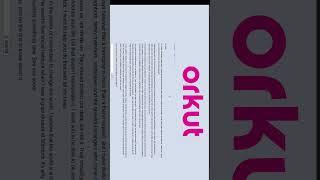 Orkut | Social Media