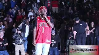 Lil Yachty Performs "Broccoli", "Minnesota" & "One Night" During Halftime (Wizards vs. Hawks Game)