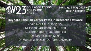 Collaborations Workshop 2023 (CW23) - Keynotes Live Stream