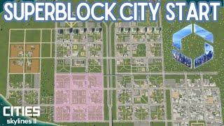 Are SUPERBLOCKS the PERFECT City Start in Cities Skylines 2? | Early Access Gameplay