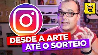 COMO FAZER PROMOÇÃO COM SORTEIO NO INSTAGRAM - Desde a criação da arte até o sorteio