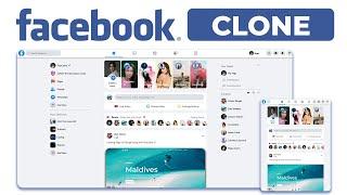 Facebook UI Clone | HTML, CSS & Flexbox Tutorial (Part 1)