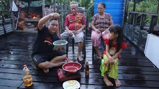 Daging Sapi Grill Special Untuk Bujang Sigat // Makan Malam Bersama Family Di Kampung…//