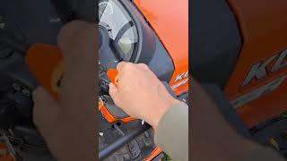 New throttle lever for the Kubota.