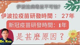 (中英字幕) 為何伊波拉病毒不比流感病毒可怕？伊波拉疫苗需要數十年才能研究成功的原因是什麼？ 為何新冠疫苗只需一年就研發成功？ Why we should not worry about ebola?