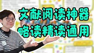 思维导图高效阅读法，快速积累文献，成为读研高阶硬核玩家【钱婧】