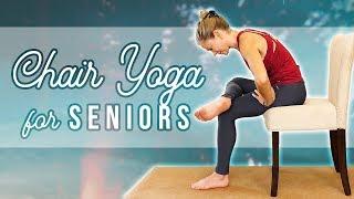 Yoga for Seniors  Chair Stretches for Pain Relief, Relaxation, Joint Health, Flexibility, Stress