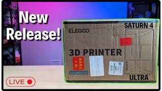 Elegoo Saturn 4 Ultra Unboxing, Setup and First Print!