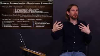 Suggestions et suggestibilité - Cours 1 - Hypnologie 2018