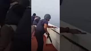 Oil tanker crew open fire on Houthi drone boat filled with explosives