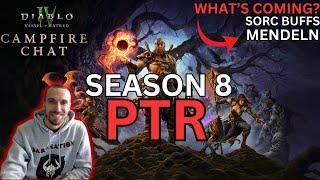 Diablo 4 Season 8: PTR, Sorc buffs, Mendeln and much more!